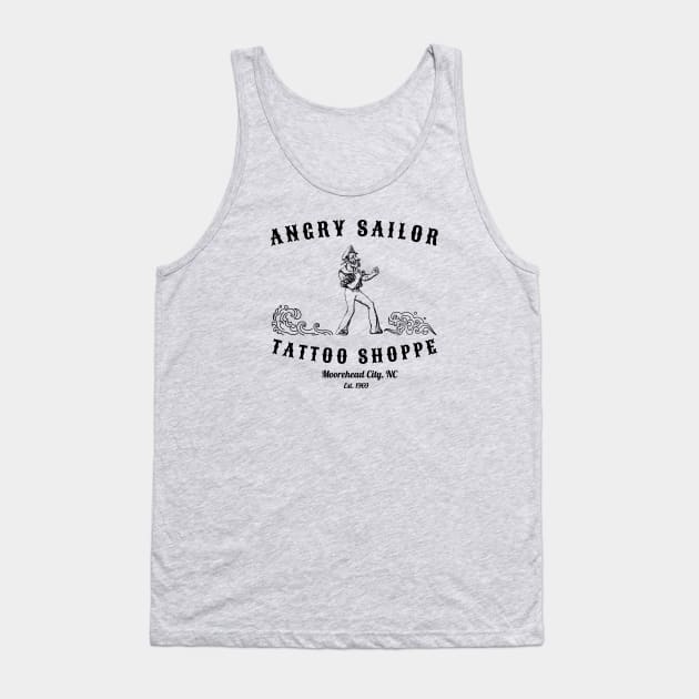 Angry Sailor Tattoo Shoppe Tank Top by Vince and Jack Official